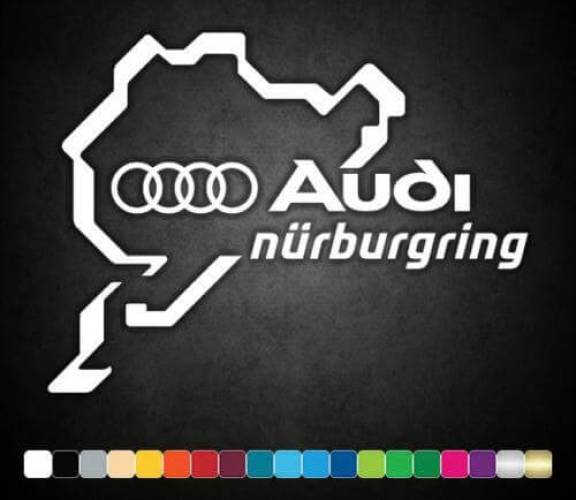 Sticker Master Audi Nürburgring Etiket çıkartma oto motor araba - 0