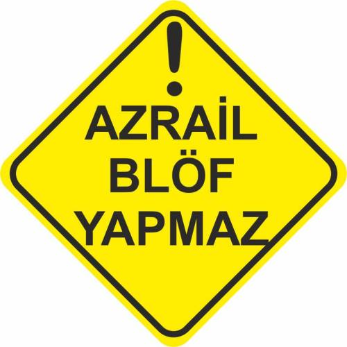 Sticker Master Azrail Blöf Yapmaz Sticker etiket çıkartma motor - 0