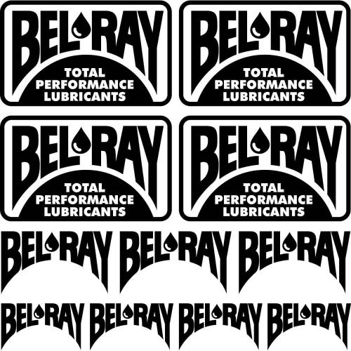 Sticker Master Bel Ray Sponsor Set Etiket çıkartma oto motor - 0