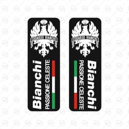 Sticker Master Bianchi Bisiklet Maşa Sağ Sol Bisiklet Etiket Çıkartma Yapıştırma