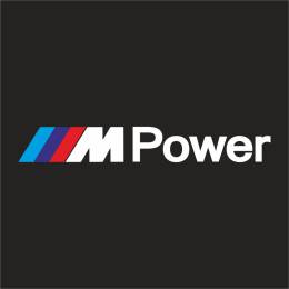 Sticker Master Bmw M Power Sticker Oto Motor Etiket Beyaz 25 Cm