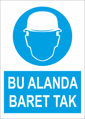 Sticker Master Bu Alanda Baret Tak Uyarı Levhası etiket çıkartma - 0