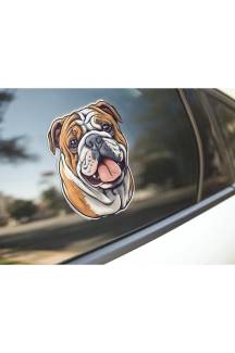 Sticker Master Bulldog Motorsiklet, Kask , Laptop Ve Araç Oto Sticker Etiket Çıkartma