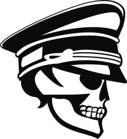 Sticker Master Captain Skull Etiket çıkartma oto motor araba