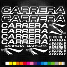 Sticker Master Carrera Bisiklet Sticker Set Etiket 19 Parça