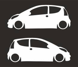 Sticker Master Citroen C1 Basık Araç Etiket çıkartma oto motor