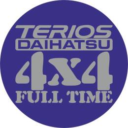 Sticker Master Dahiatsu Terios 4X4 Etiket çıkartma oto motor