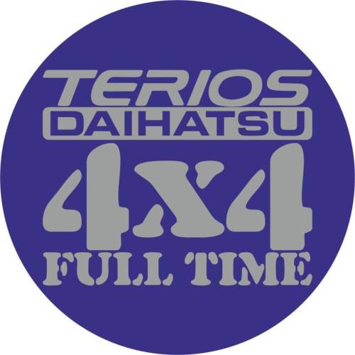 Sticker Master Dahiatsu Terios 4X4 Etiket çıkartma oto motor - 0