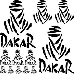 Sticker Master Dakar Sponsor Set Etiket çıkartma oto motor araba