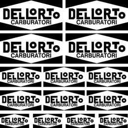 Sticker Master Dellorto Sponsor Set Etiket çıkartma oto motor