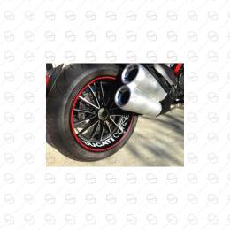 Sticker Master Ducati Jant İçi Sticker Set Etiket Çıkartma Moto Set