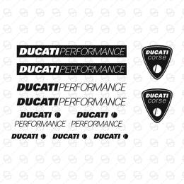 Sticker Master Ducati Performance Sticker Set Etiket Çıkartma Moto Set