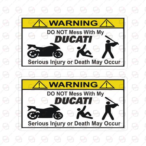 Sticker Master Ducatime Dokunma Sticker Set Etiket Çıkartma Motor Set - 0