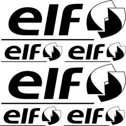 Sticker Master Elf Sponsor Set Etiket çıkartma oto motor araba