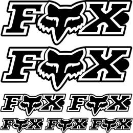 Sticker Master Fox Sponsor Set 2 etiket çıkartma oto motor araba