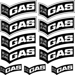 Sticker Master Gas Sponsor Set Etiket çıkartma oto motor araba