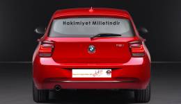 Sticker Master Hakimiyet Milletindir Etiket Çıkartma Oto Motor Sticker