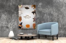 Sticker Master Halloween Trick Or Treat Decor Poster Wall Home Kitchen Coffe Bar Gothic Witch Sticker Decal Poster