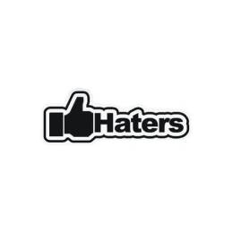 Sticker Master Haters Sticker Etiket çıkartma oto motor araba