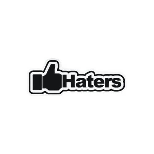 Sticker Master Haters Sticker Etiket çıkartma oto motor araba - 0