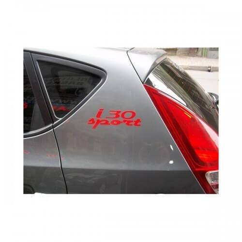 Sticker Master Hyundai i30 Sport Etiket Set çıkartma oto motor - 0