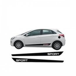 Sticker Master Hyundai Yan Şerit Etiket çıkartma oto motor araba