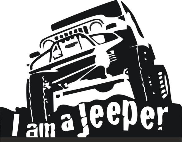 Sticker Master I Am Jeeper Sticker Etiket çıkartma oto motor - 0