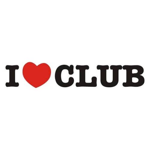 Sticker Master I Love Club Sticker Etiket çıkartma oto motor - 0