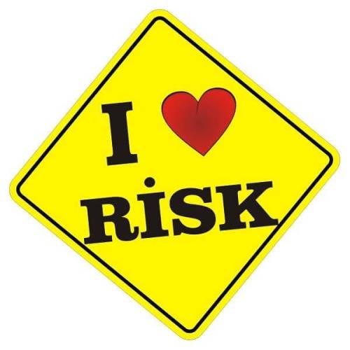 Sticker Master I Love Risk Sticker etiket çıkartma oto motor - 0