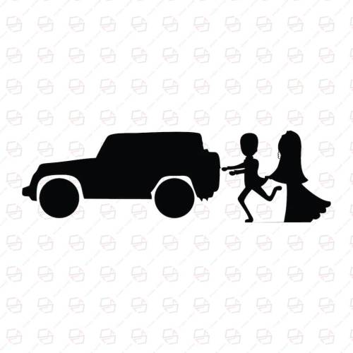 Sticker Master Jeep Marriage Etiket Çıkartma Oto Motor Araba Pc Laptop Dizüstü Sticker - 0