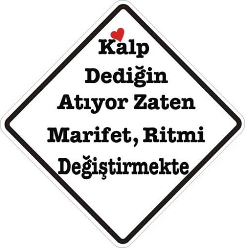 Sticker Master Kalp Dediğin Zaten Atıyor Sticker etiket çıkartma - 0