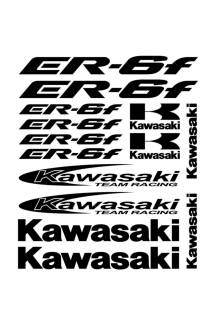 Sticker Master Kawasaki ER-6f Etiket Set Çıkartma Motor Motosikle