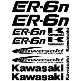 Sticker Master Kawasaki ER-6n Etiket Set çıkartma oto motor araba