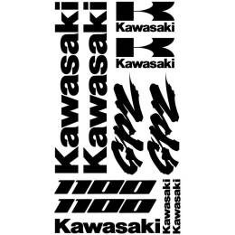 Sticker Master Kawasaki GPZ 1100 Etiket Set çıkartma oto motor