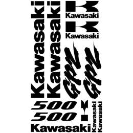 Sticker Master Kawasaki GPZ 500 Set etiket çıkartma oto motor