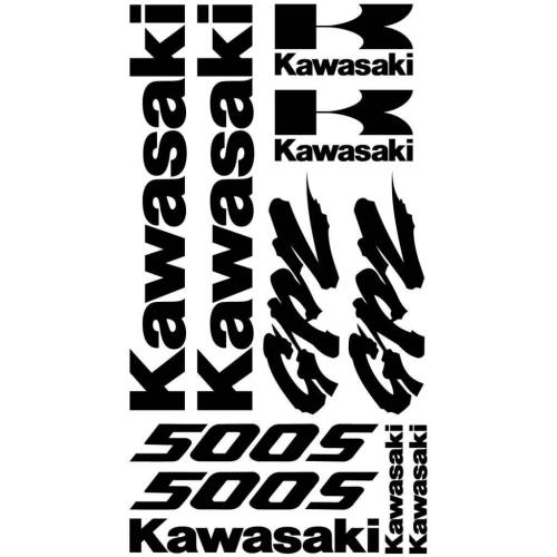 Sticker Master Kawasaki GPZ 500s Etiket Set çıkartma oto motor - 0