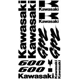 Sticker Master Kawasaki GPZ 600 Set etiket çıkartma oto motor