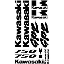 Sticker Master Kawasaki GPZ 750 Set etiket çıkartma oto motor