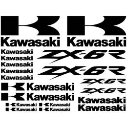 Sticker Master Kawasaki ZX-6r Etiket Set çıkartma oto motor araba