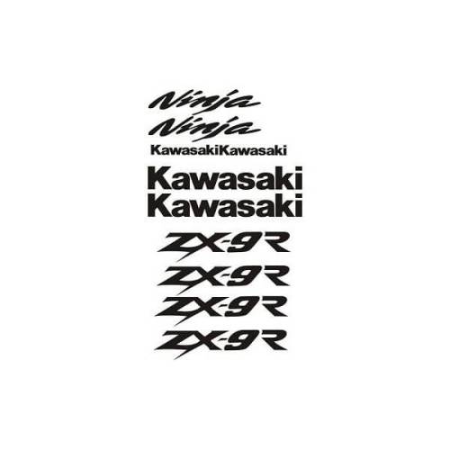 Sticker Master Kawasaki Zx9r Etiket Set çıkartma oto motor araba - 0