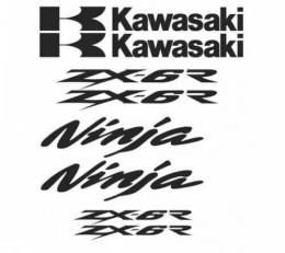 Sticker Master Kawasaki Zxr-6 Etiket Set çıkartma oto motor araba