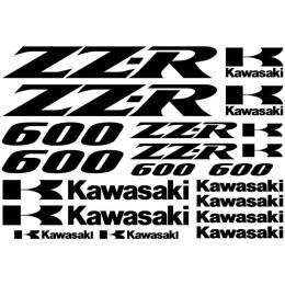 Sticker Master Kawasaki Zz-r 600 Etiket Set çıkartma oto motor