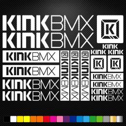 Sticker Master KINK Bmx Bisiklet Sticker Set Etiket 19 Parça