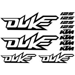 Sticker Master Ktm 125 Duke Sticker Set 3 etiket çıkartma motor