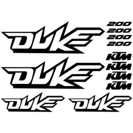 Sticker Master Ktm 200 Duke Sticker Set 2 etiket çıkartma motor