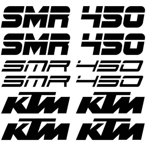 Sticker Master Ktm 450 Smr Etiket Set çıkartma oto motor araba - 0