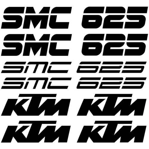 Sticker Master Ktm 625 Smc Etiket Set çıkartma oto motor araba - 0