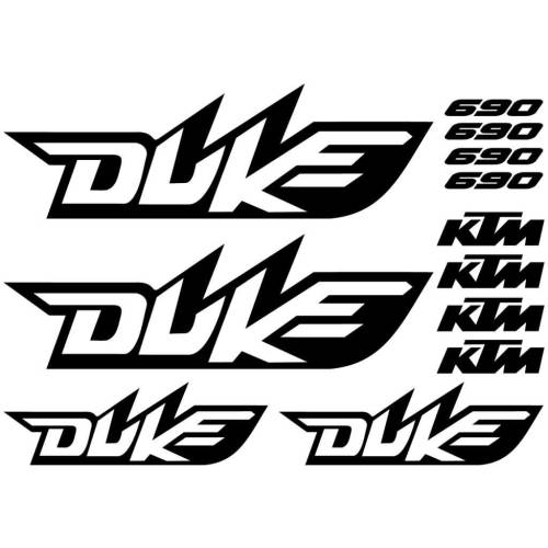 Sticker Master Ktm 690 Duke Etiket çıkartma oto motor araba - 0