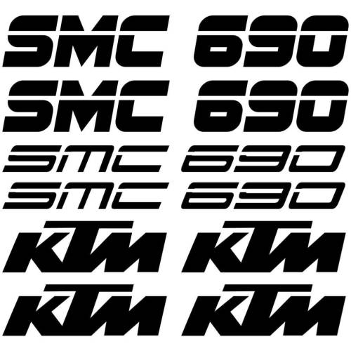 Sticker Master Ktm 690 Smc Etiket Set çıkartma oto motor araba - 0