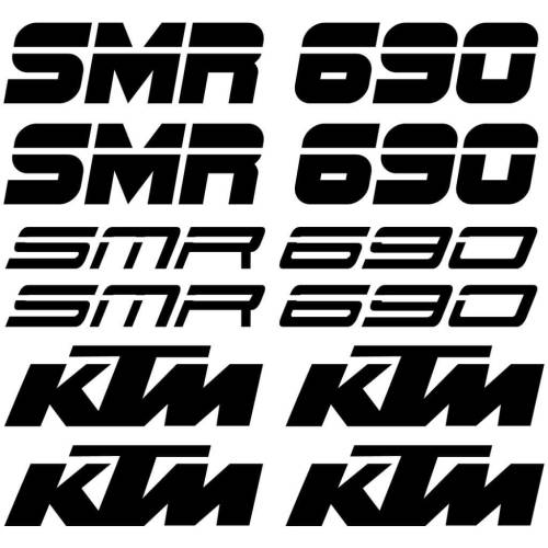 Sticker Master Ktm 690 Smr Etiket Set çıkartma oto motor araba - 0